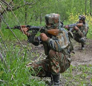 Army intruded attempt to infiltrate! Four terrorists killed | लष्कराने घुसखोरीचा प्रयत्न उधळला! चार दहशतवादी ठार