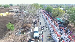 Gajanan Maharaj departed from Palkhi's Shirpur | गजानन महाराज पालखीचे शिरपुरातून प्रस्थान