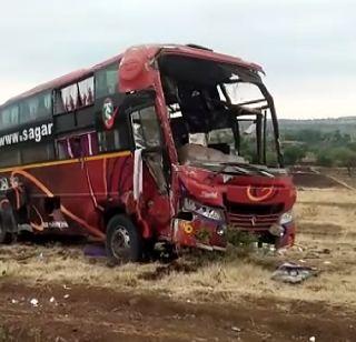 Bus accident in Beed, 9 killed | बीडमध्ये बसचा अपघात, 9 ठार