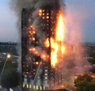 London fire in control | लंडनची आग आटोक्यात