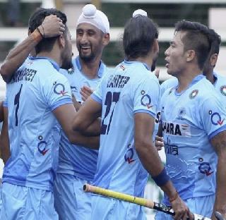 In the semi-final of Hockey World League, India defeated Pakistan 7-1 | हॉकी वर्ल्ड लीगच्या उपांत्य फेरीत भारतानं पाकचा 7-1 नं उडवला धुव्वा