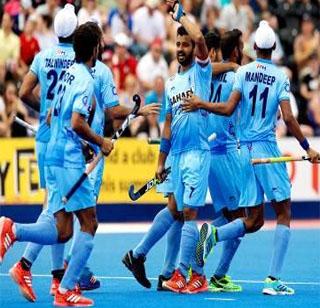 Hockey: India fires Canada; Today, fighting Pakistan | हॉकी : भारताने कॅनडाचा उडवला धुव्वा; आज पाकिस्तानशी लढत