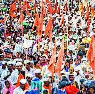 The alarm of 'Ganabad-Tukaram' | ‘ग्यानबा-तुकाराम’चा गजर