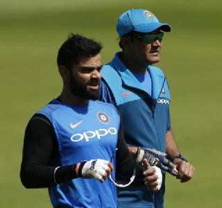 Team India leaves for West Indies without coach Kumble | प्रशिक्षक कुंबळेविनाच टीम इंडिया वेस्ट इंडिजला रवाना