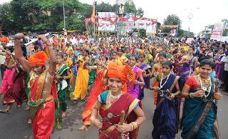 Shahu Maharaj's hail from Kolhapur Samata rally | कोल्हापूरात समता रॅलीतून शाहू महाराजांचा जयजयकार