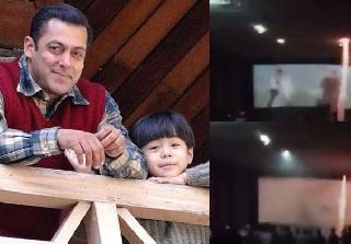 VIDEO - In Maharashtra, fans of Salman broke into the theater | VIDEO - महाराष्ट्रात सलमानच्या चाहत्यांनी थिएटरमध्ये फोडले फटाके