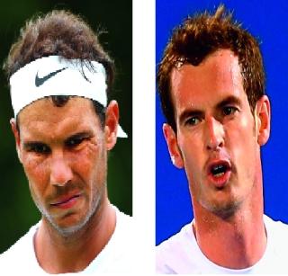 Murray Nadal and Federer's challenge to Djokovic | मरेला नदालचे तर फेडररला जोकोविचचे आव्हान