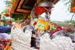 Gajanan Maharaj's palanquin falls into Pandharpur | गजानन महाराजांची पालखी पंढरपुरात दाखल