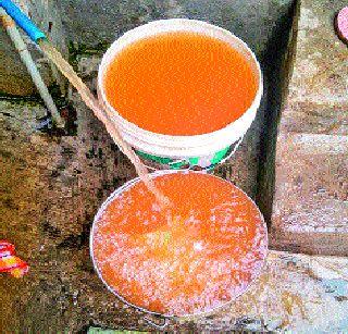 Now the city is full of turbid water | भोर शहराला आता गढूळ पाणी Now the city is full of turbid water | भोर शहराला आता गढूळ पाणी