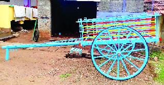 In the race, the 'bullock cart' | शर्यतीत लिंगनूरच्या ‘बैलगाड्या’ सुसाट