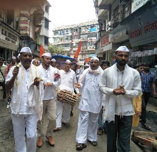 Gumasta Workers Dump In Mumbai | मुंबईत गुमास्ता कामगारांनी काढली दिंडी