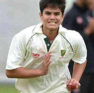 Arjun Tendulkar's dangerous yorker, England's star player injured | अर्जुन तेंडुलकरचा खतरनाक यॉर्कर, इंग्लंडचा स्टार खेळाडू जखमी