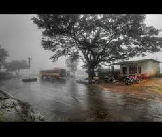 Sindhudurg district is 6.67 min. Min Average rain | सिंधुदुर्ग जिल्ह्यात ६.६७ मि. मि. सरासरी पाऊस