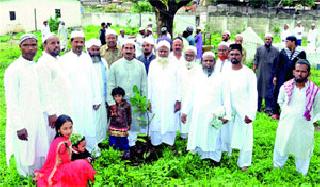 Tree plantation in different places in the district during the Van Mahotsav Week | वनमहोत्सव सप्ताहात जिल्ह्यात विविध ठिकाणी वृक्षलागवड