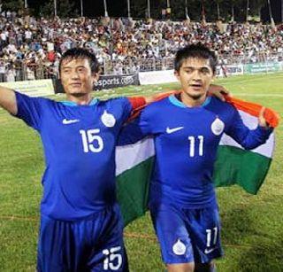 Leap in the 96th position of Indian football team | भारतीय फुटबॉल संघाची ९६ व्या स्थानावर झेप