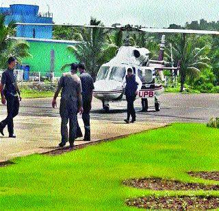 Chief Minister escaped from helicopter crash | मुख्यमंत्री पुन्हा हेलिकॉप्टर अपघातातून बचावले