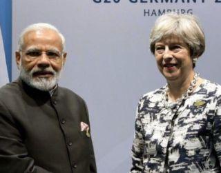 Modi- Theresa Discussion: The culprits should cooperate with the accession | मोदी- थेरेसा चर्चाः गुन्हेगारांच्या प्रत्यार्पणावर सहकार्य हवे