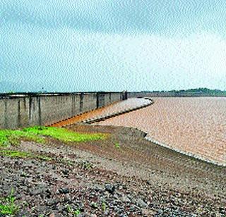 Increase in dam damages ... | धरणातील साठा वाढता वाढेना...