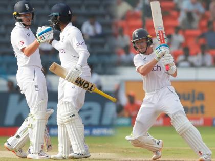 ind vs Eng 1st test match Rajiv Gandhi international Stadium live score board -  ind vs Eng 1st test match Rajiv Gandhi international Stadium live score board - England all out on 420 runs, they trailing 190 runs, and OLLIE POPE scored a magnificent 196(2 | ऑली पोपने भारताला दिला 'चोप'; १९६ धावांच्या विक्रमी खेळीसह उभे केले तगडे लक्ष्य 