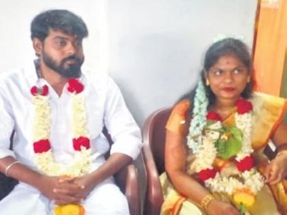 Within hours after the love marriage in Kolar, Karnataka, the husband killed his wife, then the husband committed suicide | लव्ह मॅरेजनंतर काही मिनिटांतच पत्नीची कुऱ्हाडीनं हत्या; पतीनं स्वत:लाही संपवलं, काय घडलं?