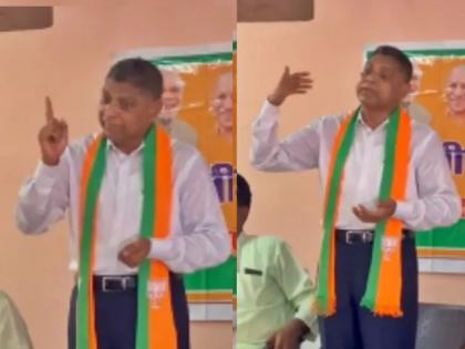 bijnor bjp mla omkumar video viral attack on opposition nagina chandrashekhar azad | Video - "मत दिलं नाही तर मी काम करणार नाही, सबका साथ-सबका विकास हा मुद्दा चालणार नाही"