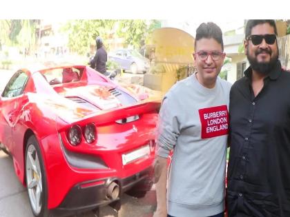 Adipurush: Bhushan Kumar happy with Om Raut's work; Gifted a 4.2 crore Ferrari... | Adipurush: ओम राऊतच्या कामावर भूषण कुमार खूश; गिफ्ट केली 4.2 कोटींची फेरारी...