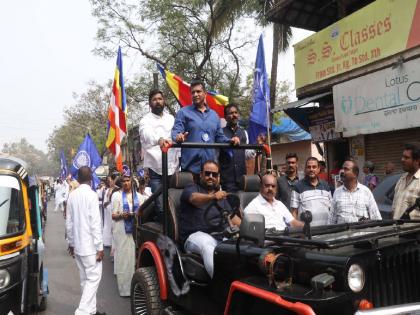    opening ceremony of the Malad-Malvani Buddha Vihara was concluded  | मालाड-मालवणी बौद्धविहाराचा उद्घाटन सोहळा संपन्न; कार्यक्रमाला अस्लम शेख यांची हजेरी 