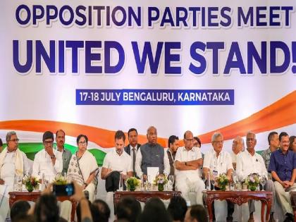 NDA vs INDIA: Police complaint against 26 Opposition parties for improper use of the name of INDIA | विरोधी ऐक्याचे 'INDIA' नाव ठेवल्यामुळे नवा वाद; 26 पक्षांविरोधात तक्रार दाखल