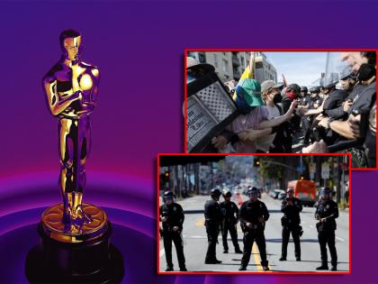 Oscar 2024 Oscar ceremony delayed by 5 minutes deu to protestors | Oscar 2024 : ५ मिनिटे उशिरा सुरू झाला ऑस्कर सोहळा; समोर आलं मोठं कारण