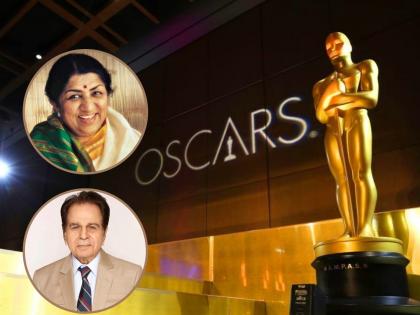 Lata Mangeshkar and Dilip Kumar were not mentioned in Oscar 2022, netizens got angry | Oscar 2022मध्ये लता मंगेशकर आणि दिलीप कुमार यांचा झाला नाही उल्लेख, नेटकरी संतापले