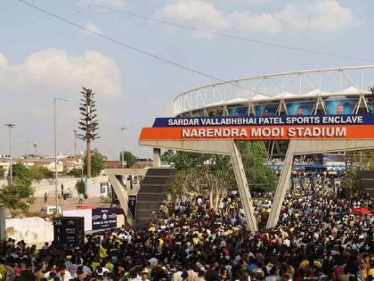 Over 150 phones were stolen during the IPL 2023 Opening Ceremony at the Narendra Modi Stadium in Ahmedabad, Gujarat, during the match between Gujarat Titans and Chennai Super Kings, police said  | IPL पाहायला जाताय सांभाळा! पोलिसांनी केलं सावधान; नरेंद्र मोदी स्टेडियमवर घडला धक्कादायक प्रकार