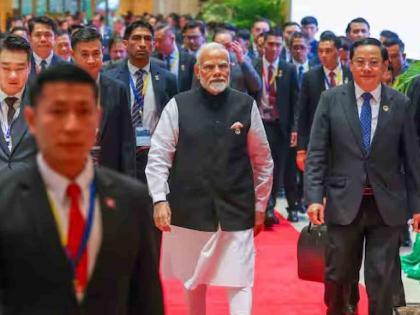 Peace of the South China Sea PM narendra Modi warned the china at the ASEAN summit | 'दक्षिण चीन समुद्राची शांतता...'; पंतप्रधान मोदींनी आसियान शिखर परिषदेत ड्रॅगनला दिला इशारा