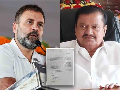 Congress leader Rahul Gandhi sent a letter to late Condolences to MLA P. N. Patil family | MLA P. N. Patil passed away: राहुल गांधी यांनी पत्र पाठवून केले पाटील कुटूंबियांचे सांत्वन