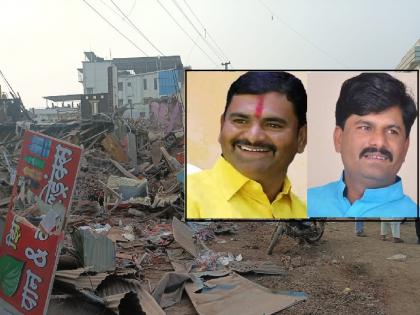 BJP MLA Gopichand Padalkar's brother terrorized, JCB ransacked shops in Mirjet at midnight | भाजप आमदार गोपीचंद पडळकरांच्या भावाची दहशत, मिरजेत मध्यरात्री जेसीबीने दुकाने केली जमीनदोस्त 