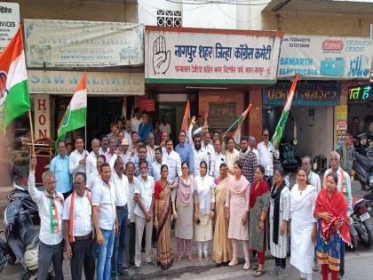 Reaction in Nagpur that Rahul Gandhi was sentenced | राहुल गांधी यांना शिक्षा सुनावल्याचे नागपुरात पडसाद 