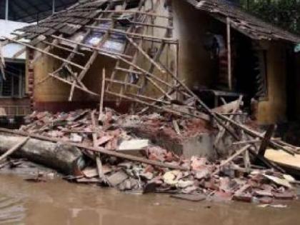 474 villages were affected due to heavy rains 549 houses collapsed In Satara district | साताऱ्याला अतिवृष्टीचा फटका; पाचजणांचा मृत्यू, ४७४ गावांना बाधा, ५४९ घरांची पडझड