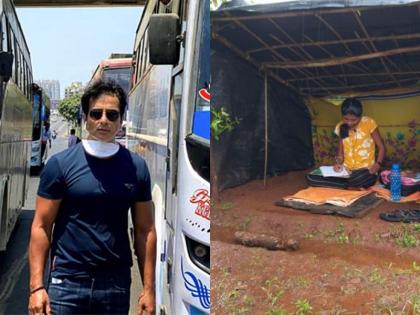 Anything for education .... Sonu Sood rushed to help Marathmolya Swapnali of sindhudurg education | शिक्षणासाठी कायपण... मराठमोळ्या स्वप्नालीच्या मदतीसाठी सोनू सूद सरसावला