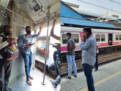 No security guards, no crowd of activists, Rohit Pawar's 'local' journey | ना आमदारकीचा थाट, ना कार्यकर्त्यांची गर्दी, रोहित पवारांचा 'लोकल' प्रवास