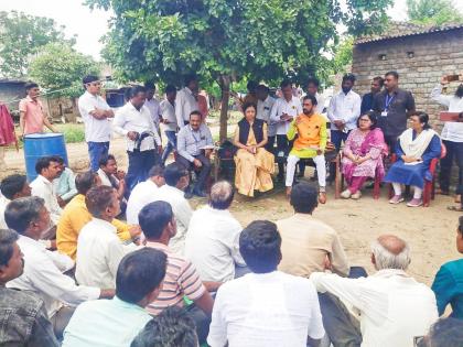 Field survey of Waideshi Kunbi community by members of Backward Classes Commission in Paithan | पैठणमध्ये मागासवर्गीय आयोगाच्या सदस्यांकडून कुणबी समाजाची क्षेत्रपाहणी