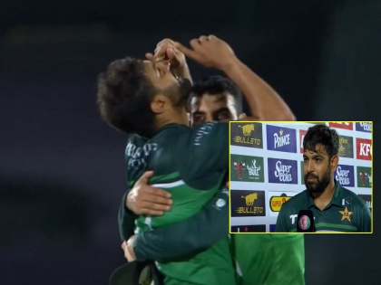  PAK vs AFG Odia match Pakistan's Haris Rauf took 5 wickets as Afghanistan were bowled out for 59 and Babar Azam's team won by 142 runs  | PAK vs AFG : ५,२,१,१...! पाकिस्तानच्या गोलंदाजांची 'दहशत', अफगाणिस्तानचा फक्त ५९वर 'कार्यक्रम'