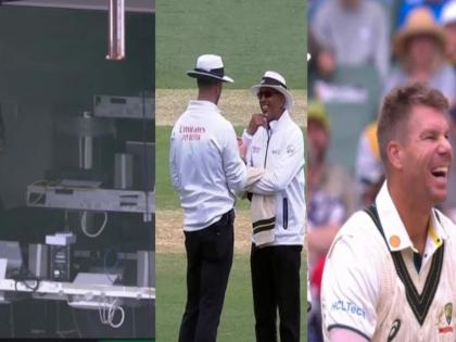 pak vs aus Play stopped in Melbourne because the third umpire is stuck in a lift and hasn't reached the ground, read here details  | PAK vs AUS: ...म्हणून सामना सुरू व्हायला उशीर झाला; कारण ऐकूण तुम्हालाही हसू आवरणार नाही