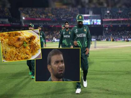 pakistan all rounder Iftikhar Ahmed Reacts To Pakistan Team's Diet in funny way, watch here video  | PAK vs NZ : आमचा पराभव झाल्यावरच बिर्याणी दिसते का? पाकिस्तानी खेळाडूची संतप्त प्रतिक्रिया