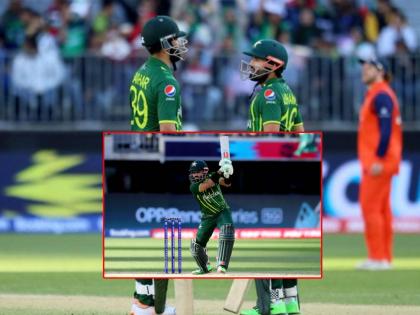 Pakistan beat Netherlands by 6 wickets Mohammad Rizwan hits 49 off 39 balls | PAK vs NED: पाकिस्तानने नेदलॅंड्सचा केला दारूण पराभव; आता भारताच्या सामन्याकडे शेजाऱ्यांचे लक्ष!