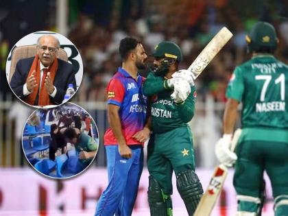 Pakistan Cricket Board chief Najam Sethi has said that strict action will be taken in case of misbehavior by Afghanistan fans and players during the PAK vs AFG t20 series in uae  | PAK vs AFG: "अफगाणिस्ताननं त्यांच्या खेळाडूंसह चाहत्यांना आवरावं...", ट्वेंटी-20 मालिकेपूर्वी पाकिस्तानची सावध भूमिका