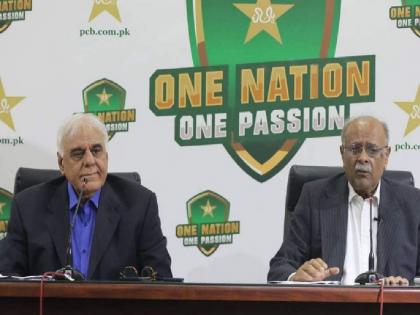  Pakistan Cricket Board President Najam Sethi has said that India's matches in Asia Cup 2023 will be held at neutral venues and Pakistan team will come to India for ODI World Cup 2023  | PCBचे BCCI समोर लोटांगण! आशिया कप पाकिस्तानातच पण...; पाक संघ वर्ल्डकपसाठी भारतात येणार 