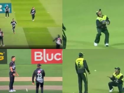 Pakistan is being trolled because of the catch dropped by New Zealand in the NZ vs BAN match  | NZ vs BAN: "पाकिस्तानसोबत खेळण्याचे दुष्परिणाम", किवी संघाने सोडला झेल अन् चाहत्यांनी घेतली शाळा 