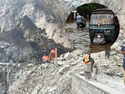 Heavy rain in pakistan 37 dead including 18 children in 48 hours; Roads closed due to landslides | मुसळधार पावसाने कहर, ४८ तासात १८ लहान मुलांसह ३७ जणांचा मृत्यू; भूस्खलनामुळे रस्ते बंद