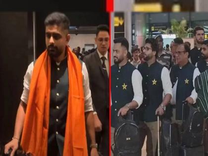 pakistan's captain babar Azam said the hospitality has been excellent in India ahead of icc odi world cup 2023 | Babar Azam : "भारतातील आमचं स्वागत पाहून घरी असल्यासारखं वाटलं", बाबर आझमनं मानलं आभार