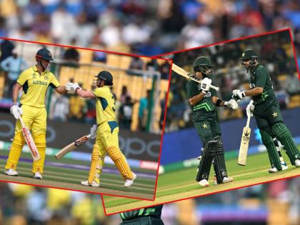 ICC ODI World Cup PAK vs AUS Live : This is the first instance of all four openers registering 50-plus scores in a World Cup match, 14th across all ODIs. | पाकिस्तानच्या ओपनर्समुळे ऑस्ट्रेलियाचे दोघे चमकले; चौघांच्या नावावर नोंदवला 'वर्ल्ड' रेकॉर्ड!