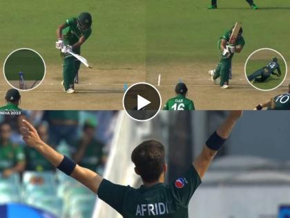 ICC ODI World Cup PAK vs BAN Live : Shaheen Afridi becomes the fastest pacer and third-fastest overall to reach 100 ODI wickets by matches, Video | PAK vs BAN Live : शाहीन आफ्रिदीचा वर्ल्ड रेकॉर्ड; भारताच्या जसप्रीत बुमराहलाही हे जमलं नाही, Video